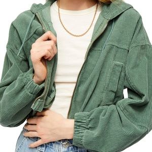 Urban Outfitters Green Corduroy Jacket